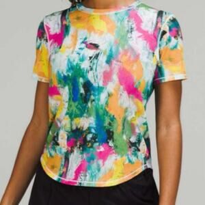 Lululemon High Neck Run and Train Tee